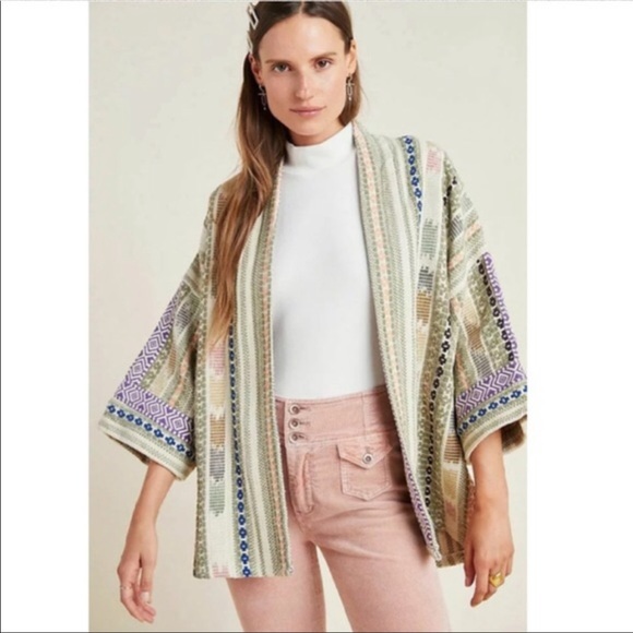 Anthro Mattia Kimono Jacket - Picture 1 of 6